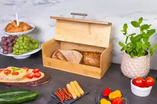 KESPER 58581 chlebak z bambusa/pojemnik na chleb/pojemnik na chleb