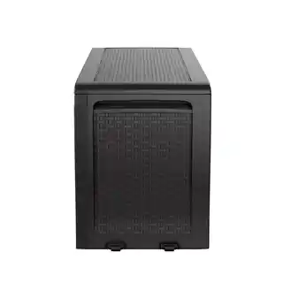 Keter skrzynia ogrodowa Samoa Rattan 270 litrów, antracyt, 117 x 57 x 45 cm