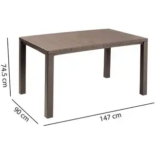 Keter Stół ogrodowy Julie 247103 Cappuccino