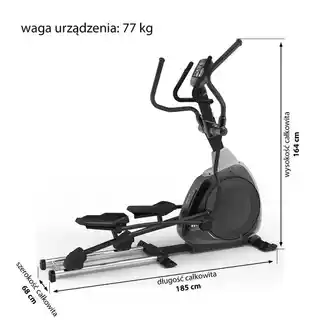 Kettler orbitrek magnetyczny Axos Elipso P 18kg 50cm