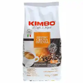 Kimbo Kawa ziarnista Crema Intensa 1kg, espresso, aromatyczna, włoska, ziarnowa