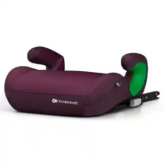 Kinderkraft Fotelik samochodowy Junior Fix 2 I-Size 100-150 cm 15-36 kg Bordowy