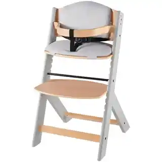 Kinderkraft Krzesełko do karmienia Enock plus poduszka Szaro-brązowy