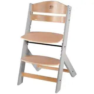 Kinderkraft Krzesełko do karmienia Enock plus poduszka Szaro-brązowy