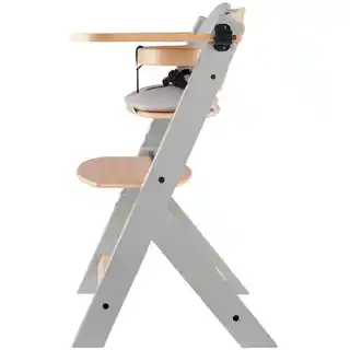 Kinderkraft Krzesełko do karmienia Enock plus poduszka Szaro-brązowy