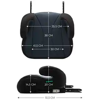 Kinderkraft Podstawka samochodowa I-Boost I-Size Czarny