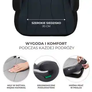 Kinderkraft Podstawka samochodowa I-Boost I-Size Czarny