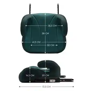 Kinderkraft Podstawka samochodowa I-Boost I-Size Zielony