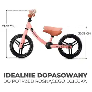 Kinderkraft Rowerek biegowy 2Way Next 2022 Różowy