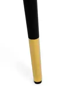 King Home Hoker DIEGO 65 czarny - welur, podstawa czarno złota