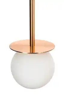 King Home Lampa wisząca Cannon Disc 16 miedziana, nowoczesny design, metalowa, regulowana wysokość