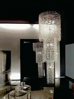 King Home Lampa wisząca CLP-S6 - szkło. stal węglowa