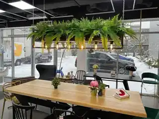 King Home Lampa wisząca kwietnik Semira 180 industrial, metalowa, czarna