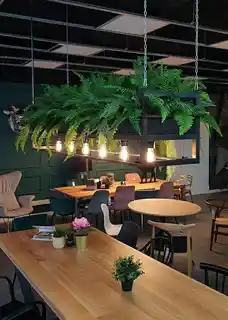 King Home Lampa wisząca kwietnik Semira 180 industrial, metalowa, czarna