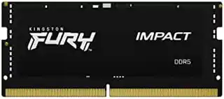 Kingston Fury Impact DDR5 16GB 2x8GB 4800 SODIMM Czarny pamięć RAM