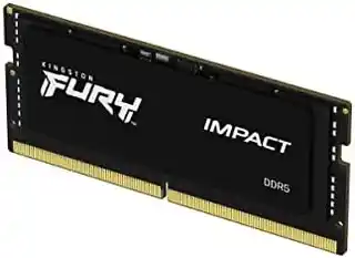 Kingston Fury Impact DDR5 16GB 2x8GB 4800 SODIMM Czarny pamięć RAM
