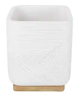 Kleine Wolke dozownik do mydła Crossover White ceramika, biały, 300ml