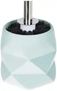 Kleine Wolke Szczotka do WC Crackle, opalowy zielony, trwała, ergonomiczna, antybakteryjna, kolekcja Crackle