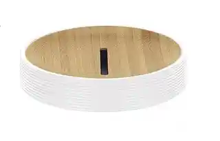 Kleine Wolke Szczotka do WC Kyoto, biały, nylonowa rączka, trwała, higieniczna, antybakteryjna, ergonomiczny uchwyt