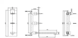 Kohlman Excelent Bateria umywalkowa podtynkowa chrom QW196H