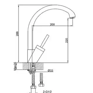 Kohlman Maxima Bateria kuchenna chrom QB146M