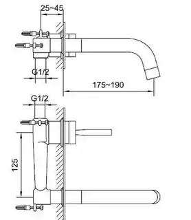 Kohlman Maxima Bateria umywalkowa podtynkowa chrom QW185M