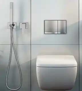 Kohlman QW135H EXCELENT Bateria bidetowa podtynkowa, chrom połysk