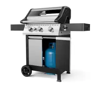 Koler Krone Compact Silver Grill gazowy