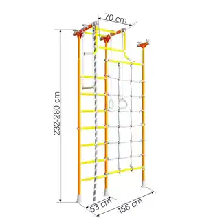 Kometa MAŁPISZON drabinka gimnastyczna Merkury niebieski
