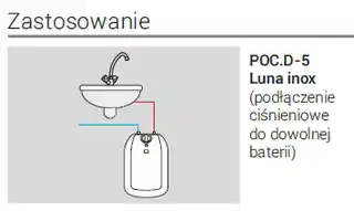 Kospel Elektryczny pojemnościowy 5 Litrów Luna 600W
