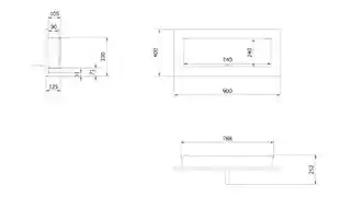Kratki Biokominek wiszący DELTA SLIM czarny certyfikat
