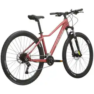 Kross rower górski MTB Lea 5.0 damski xs 14 cali 27,5 cala koła, bordowy, lampka rowerowa, promocja
