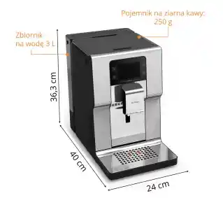 Krups Intuition Experience Hot Cold EA879E Kawa mrożona Szerokość 24cm Ekspres ciśnieniowy