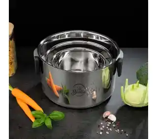 La Bonita Compacto LB6ZG02U ze składanymi uchwytami Indukcja 6 elementów Zestaw garnków