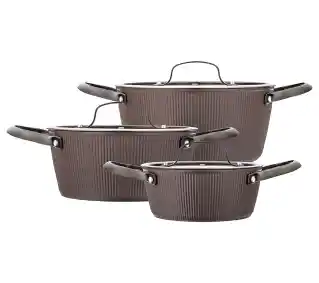 La Bonita Especial LB6ZGA002 Indukcja Aluminium 6 elementów Zestaw garnków