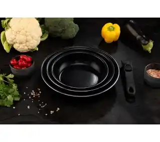 La Bonita LB3PAT002 Indukcja Ilag Xeradur 2 20cm, 24cm, 28cm Zestaw patelni