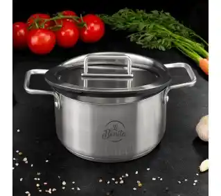 La Bonita LB6ZGS001 Indukcja Stal nierdzewna 6 elementów Zestaw garnków