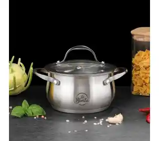 La Bonita LB8ZG004 ze stali nierdzewnej Clasico 8 elementów Zestaw garnków