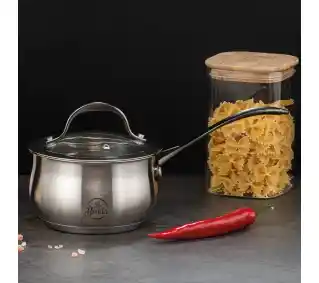 La Bonita LB8ZG004 ze stali nierdzewnej Clasico 8 elementów Zestaw garnków