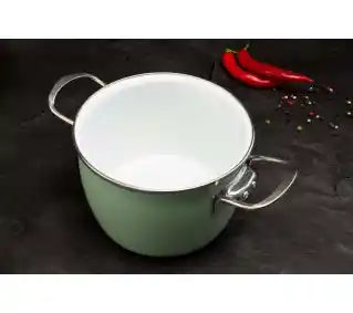 La Bonita Naturale LB8ZGE002 Indukcja Stal niskowęglowa 8 elementów Zestaw garnków