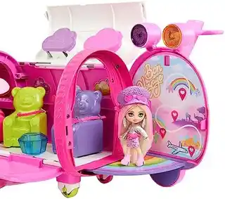 Lalka Barbie Extra Fly Samolot HPF72