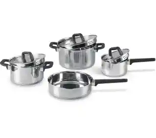 Lamart Pour LT1119 Indukcja Stal nierdzewna 7 elementów Zestaw garnków