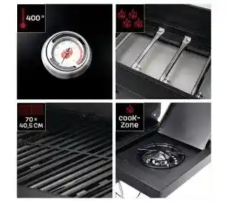 Landmann Rookie 4.1 Cook 13712 grill gazowy
