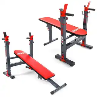 Ławka treningowa regulowana ze stojakami K-Sport KSSL110