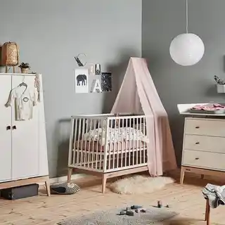LEANDER baldachim do łóżeczka LUNA i LINEA , różowy