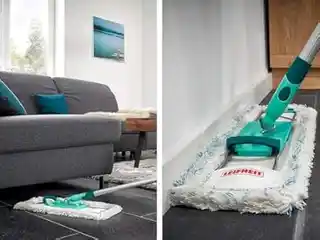 Leifheit Profi 55020 Mop płaski, mikrofibra, 40 cm, ergonomiczny uchwyt