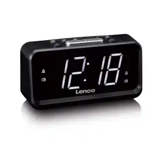 Lenco CR-28BK Radio FM Czarny Radiobudzik