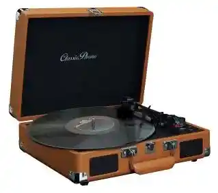 Lenco Gramofon TT10BN walizka Brązowy