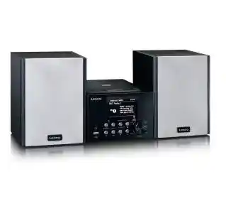 Lenco MC-250 24W Wi-Fi Bluetooth Radio FM, DAB plus , Internetowe Czarny Mikro i mini wieża