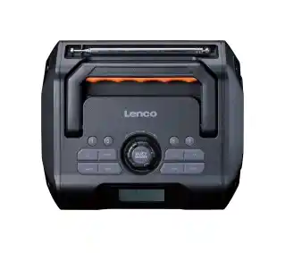Lenco ODR-160GY Budowlane Radio FM, DAB+ 35W Czarny Radioodbiornik
